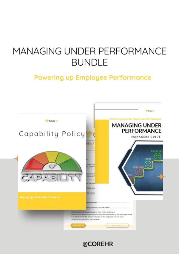 Managing Underperformance Bundle